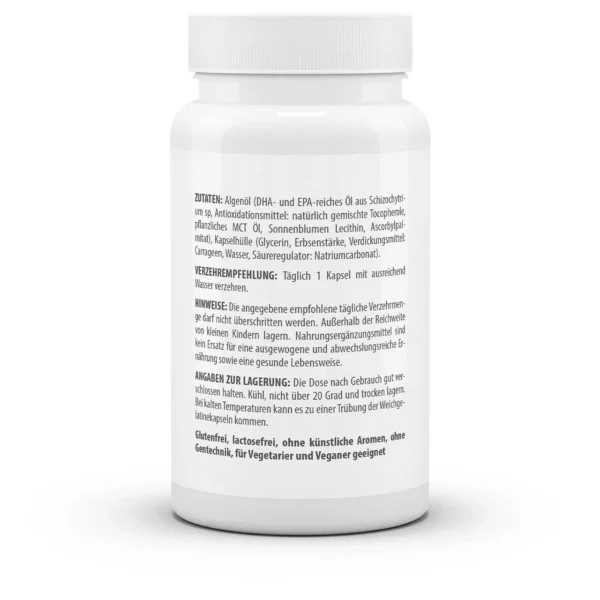 Vitaworld omega 3 veganistische algenolie 120 capsules - Afbeelding 3