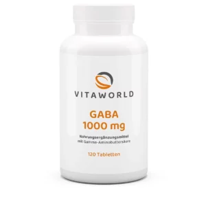 Vitaworld GABA 1000mg 120 tabletten