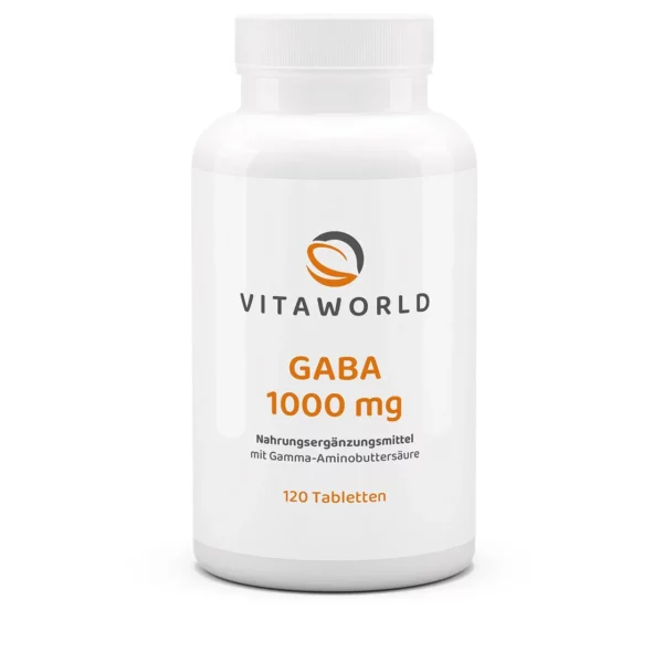 Vitaworld GABA 1000mg 120 tabletten