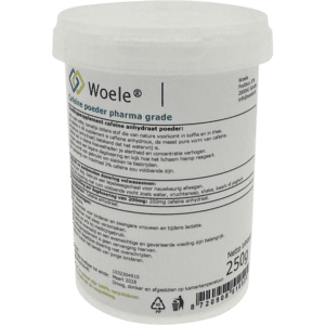 Cafeïne poeder pharma grade 250g