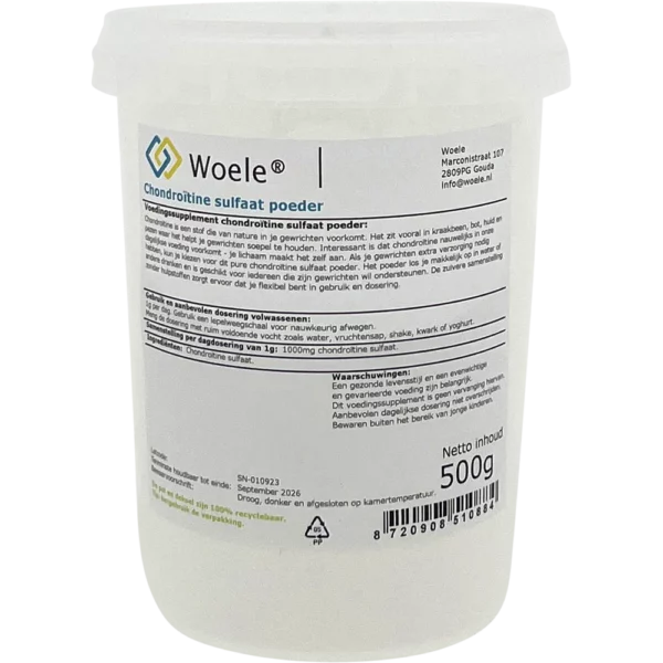 Chondroitine sulfaat poeder 500g