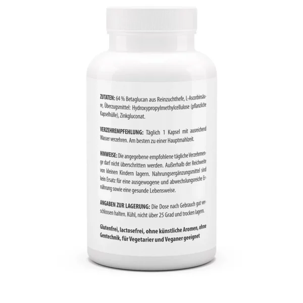 Vitaworld betaglucan 500 90 capsules - Afbeelding 3