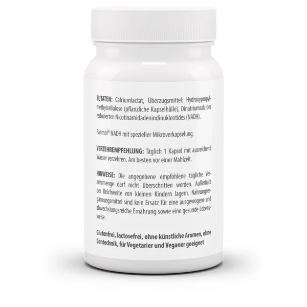 Vitaworld NADH 20mg 60 capsules - Afbeelding 3