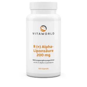 Vitaworld R (+) alfaliponzuur 200mg 100 capsules