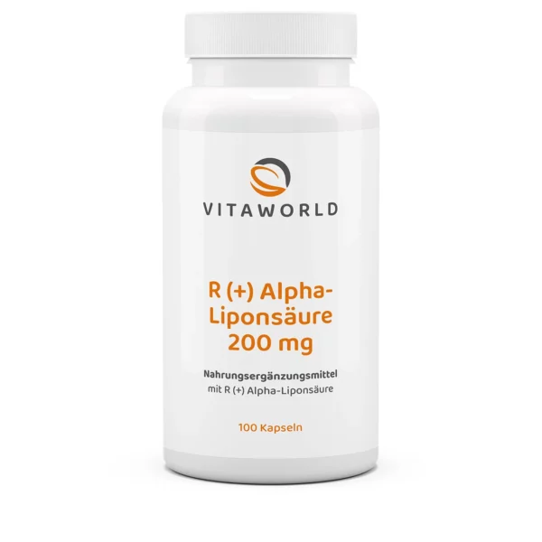 Vitaworld R (+) alfaliponzuur 200mg 100 capsules