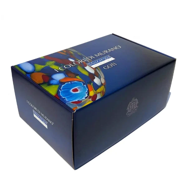 Mazzega Art & Design Murano waterglazen bicolor - Afbeelding 11