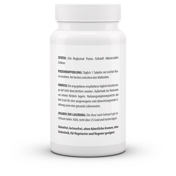 Vitaworld zink 25mg 365 tabletten - Afbeelding 3