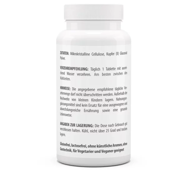 Vitaworld koper 2mg 365 tabletten - Afbeelding 3
