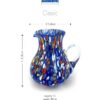 Mazzega Art & Design Murano karaf 1l geel - Afbeelding 4