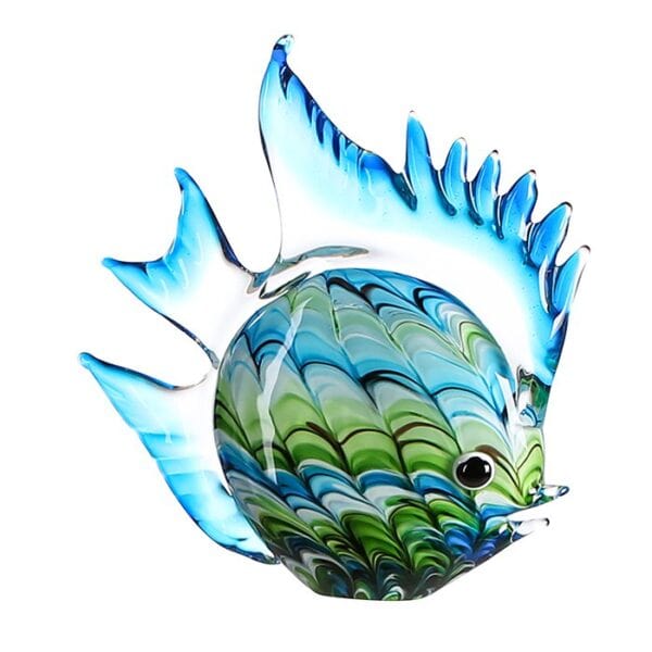 Gilde Glasart sculptuur Fun Fish 27cm