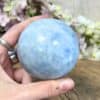 Calciet blauw edelsteen bol nr 03 - Afbeelding 2