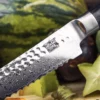 Kotai Kitchen Damascus Pakka gekarteld broodmes 20cm - Afbeelding 6