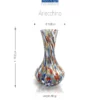 Mazzega Art & Design Murano vaas classic blauw 19cm - Afbeelding 4