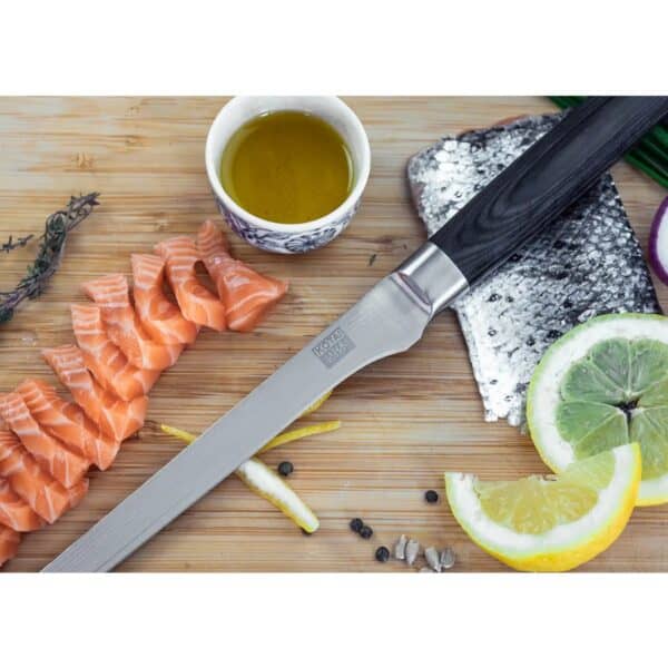 Kotai Kitchen Damascus Pakka fileermes 20cm - Afbeelding 4