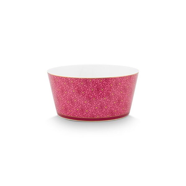 Pip Studio Oriental flower festival set 4 kommen donkerroze 12cm - Afbeelding 3