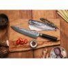 Kotai Kitchen Damascus Pakka Gyuto koksmes 20cm - Afbeelding 4