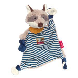 Sigikid Knuffeldoek wasbeer blauw