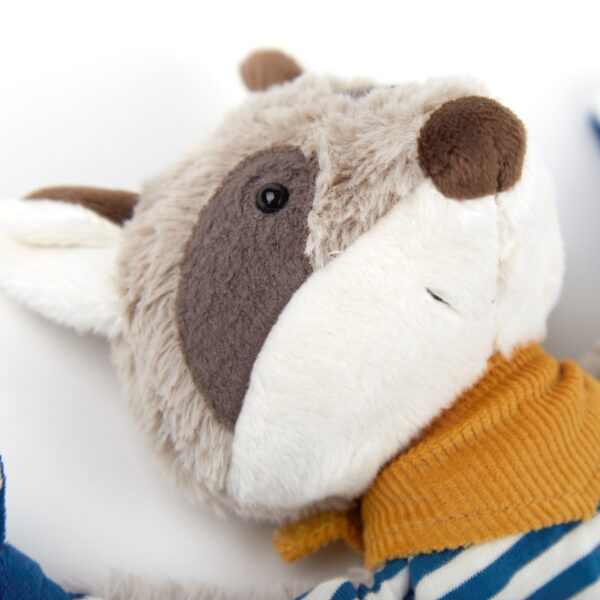 Sigikid Knuffeldoek wasbeer blauw - Afbeelding 3