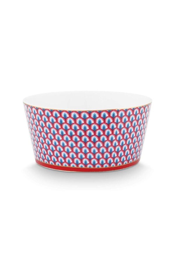 Pip Studio Oriental flower festival set 4 kommen blauw 12cm - Afbeelding 5
