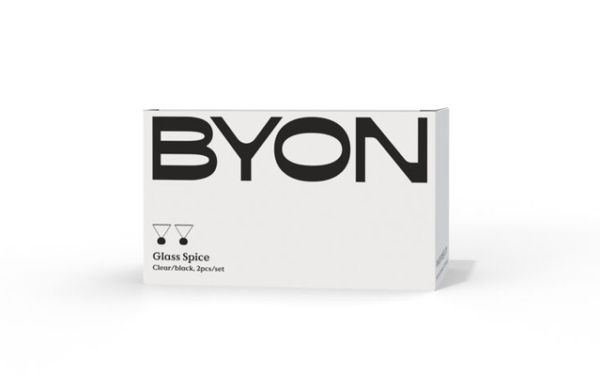 Byon Spice set 2 glazen zwart - Afbeelding 4