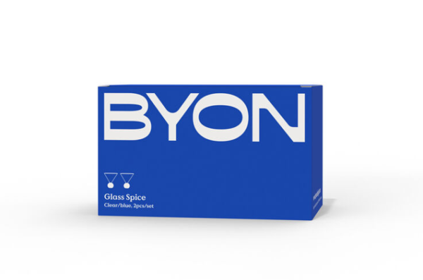 Byon Spice set 2 glazen blauw - Afbeelding 4