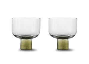 Byon Victoria set 2 glazen olijf