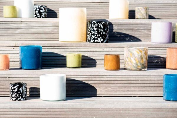Byon Calore kandelaar XS wit en zwart sfeer