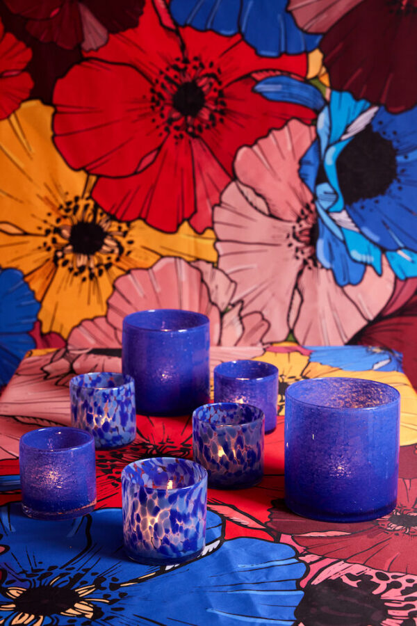 Byon Calore kandelaar XS meerkleurig blauw sfeer