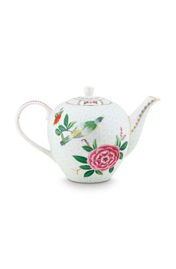 Pip Studio Blushing Birds wit theepot 1600ml - Afbeelding 2
