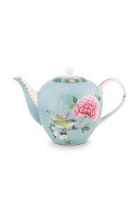 Pip Studio Blushing Birds blauw theepot 1600ml