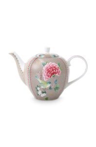 Pip Studio Blushing Birds khaki theepot 1600ml