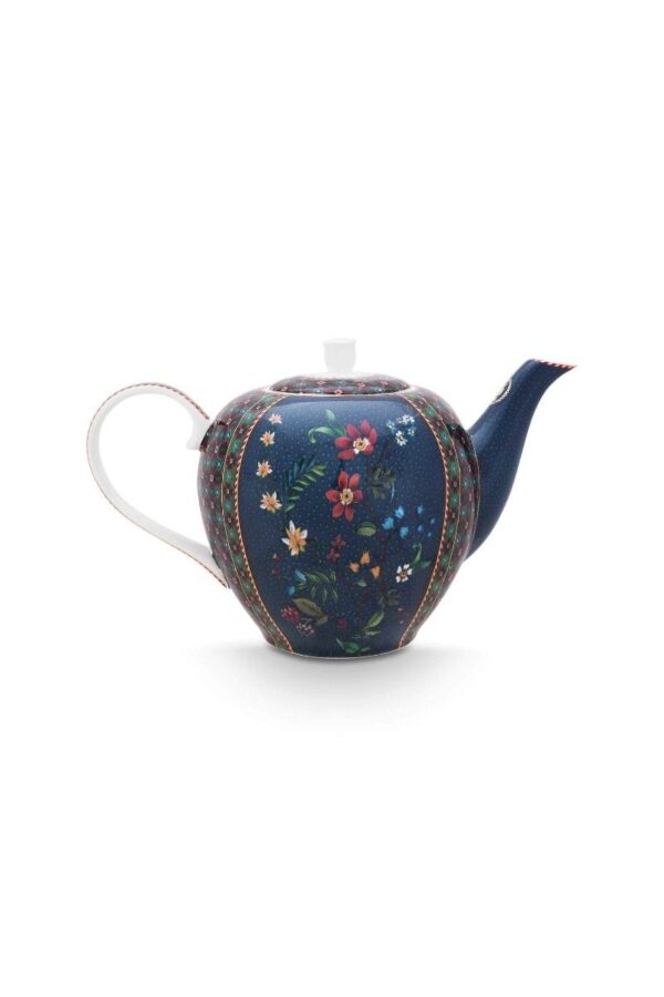 Pip Studio Berry Blues blauw theepot 1600ml - Afbeelding 2