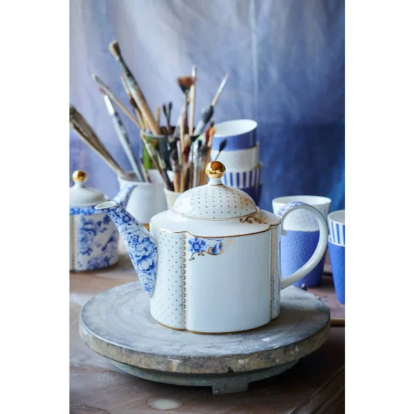 Pip Studio Royal White theepot 1650ml - Afbeelding 3