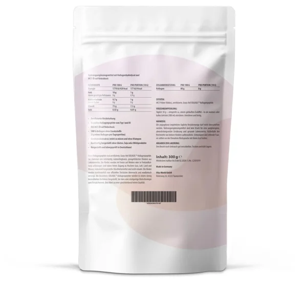 Vitaworld collageen MCT poeder 300g - Afbeelding 2