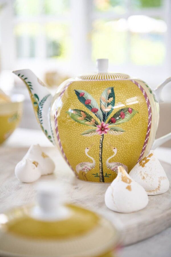 Pip Studio La Majorelle geel theepot 1600ml - Afbeelding 4