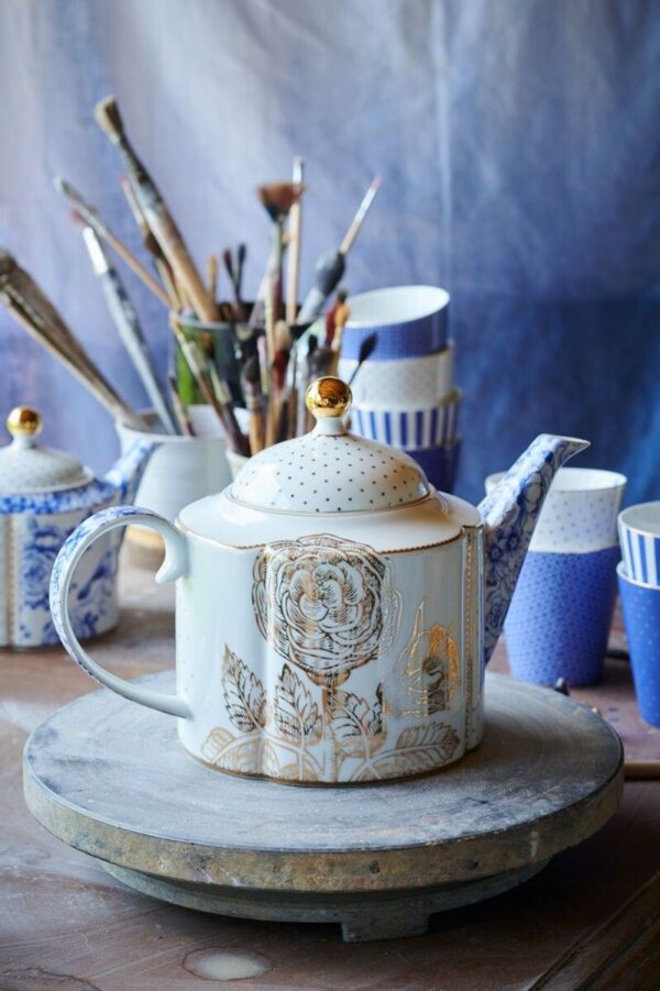 Pip Studio Royal White theepot 1650ml - Afbeelding 2