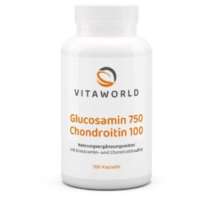 Vitaworld Glucosamine 750 Chondroitine 100 100 capsules