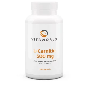 Vitaworld L-carnitine 500mg 100 capsules