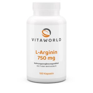 Vitaworld L-arginine 750mg 100 capsules