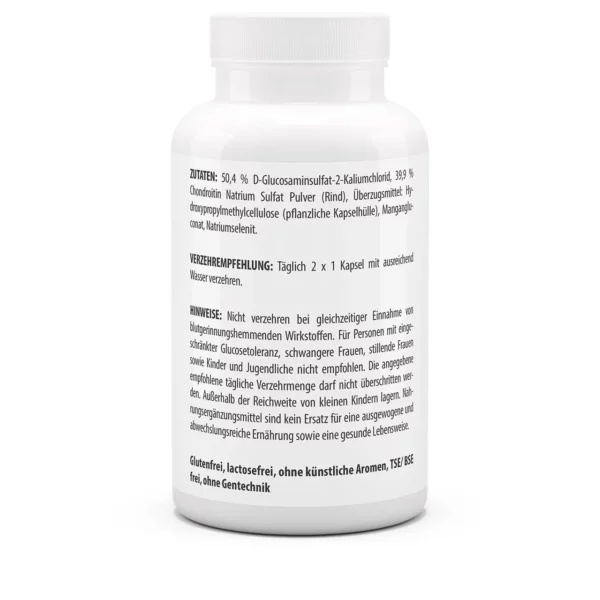 Vitaworld Glucosamine 500 Chondroitine 400 100 capsules - Afbeelding 3
