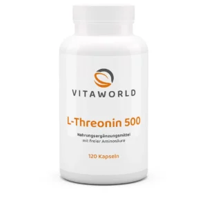Vitaworld L-threonine 500mg 120 capsules