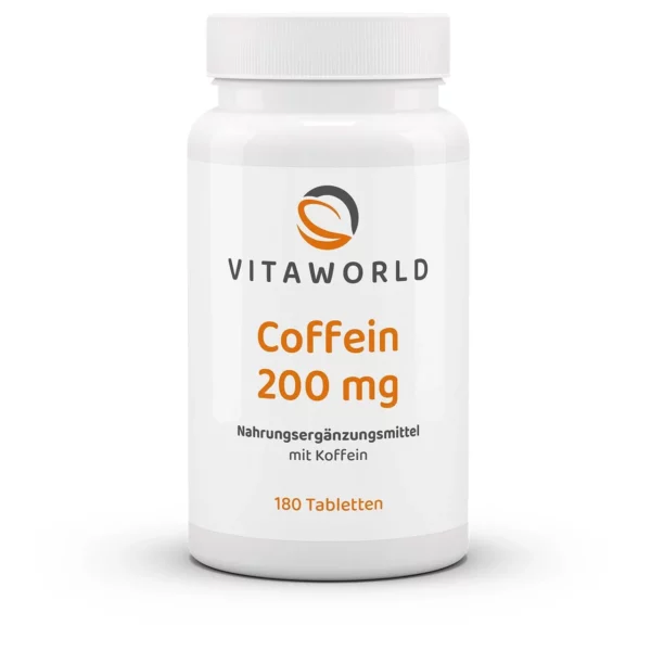 Vitaworld Cafeine 200mg 180 tabletten