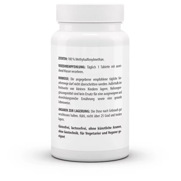 Vitaworld MSM 1000mg 120 tabletten - Afbeelding 3