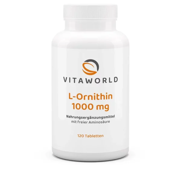 Vitaworld L-ornithine 1000mg 120 tabletten