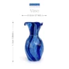 Mazzega Art & Design Murano vaas 18cm Cod. 27 - Afbeelding 6