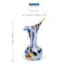 Mazzega Art & Design Murano vaas 20cm Cod. 28 - Afbeelding 6
