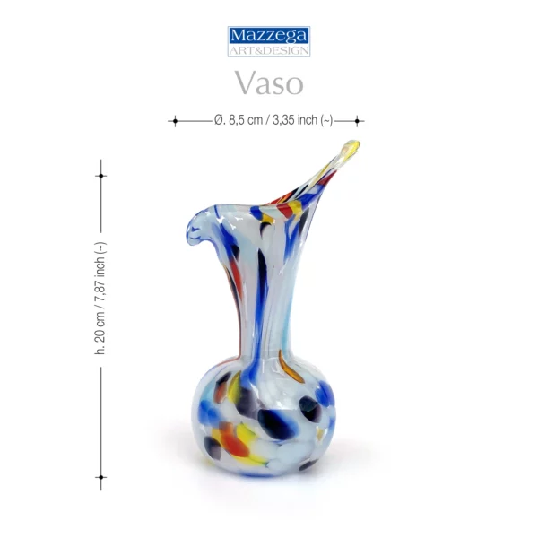 Mazzega Art & Design Murano vaas 20cm Cod. 28 - Afbeelding 6