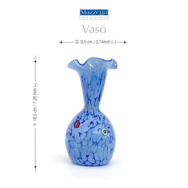 Mazzega Art & Design Murano vaas 18cm Cod. 33 - Afbeelding 5