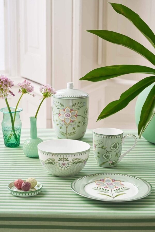 Pip Studio Lily en Lotus licht groen onbijtset 3 delig - Afbeelding 2