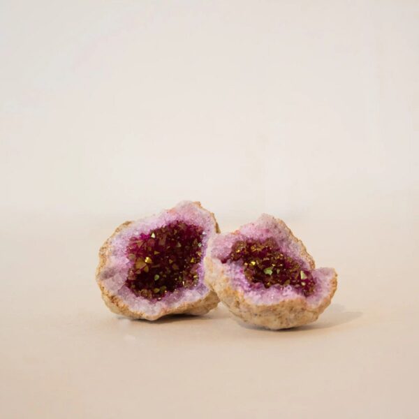 ANAS Crystal Care Roze kwartskristalgeode - Afbeelding 3